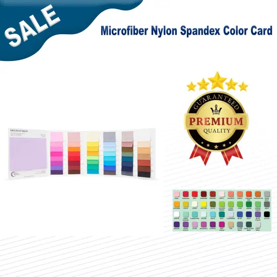 Microfiber Nylon Spandex Color Card {2}