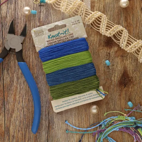 The Beadsmith Brazillian Waxed Cord Mix Hang Loose {2}