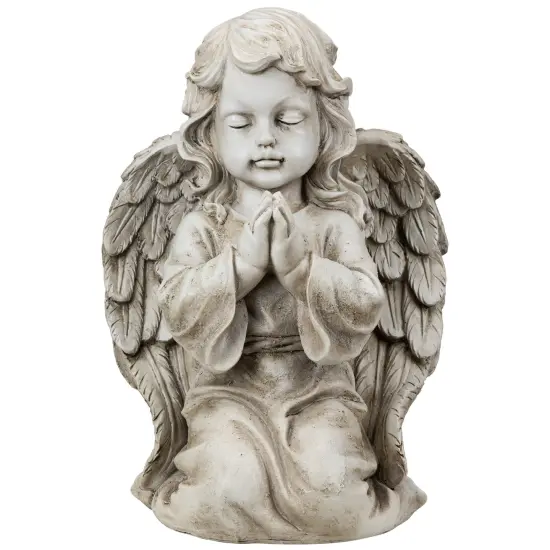 Northlight Kneeling Praying Cherub Statue - 14" - Beige {3}