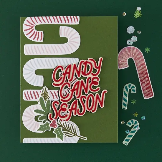 Hero Arts Die Set-Candy Cane Season {6}