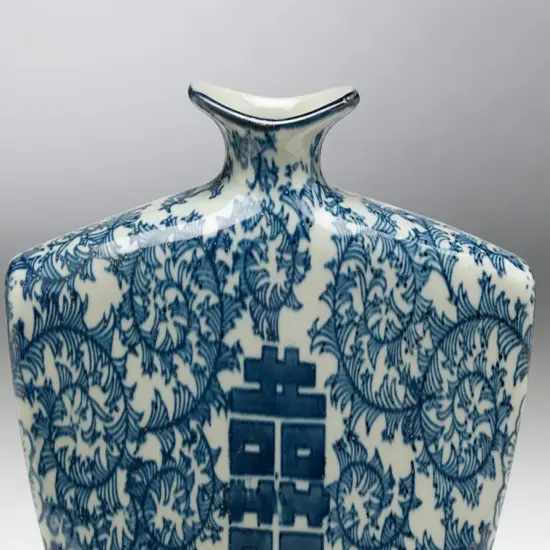 AA Importing 59724 Double Happiness Narrow Vase {4}