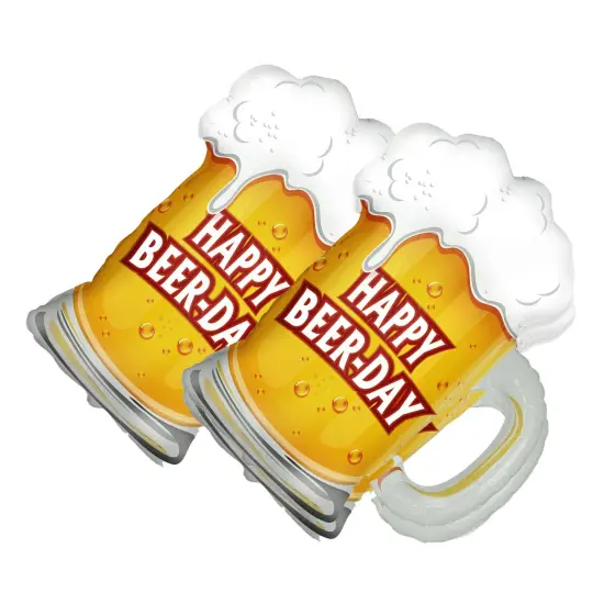 LA Balloons&reg; Happy Beer-Day Balloon 27 Inch {4}