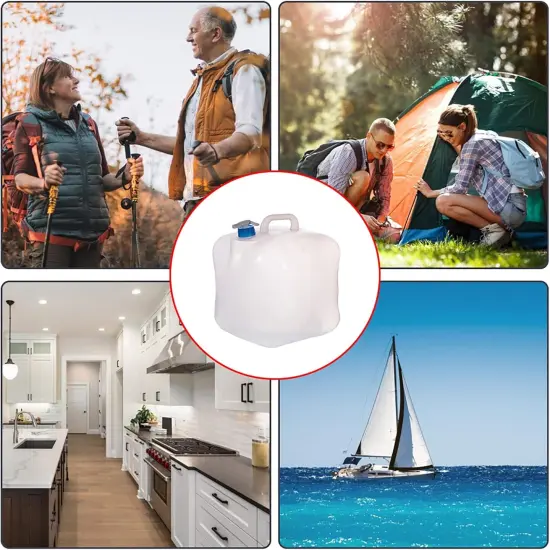 2 Pack 5.3 Gallon Collapsible Water Container {3}