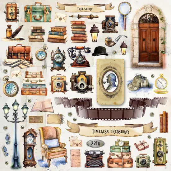 Get A Clue Double-Sided Cardstock 12"X12" {1}