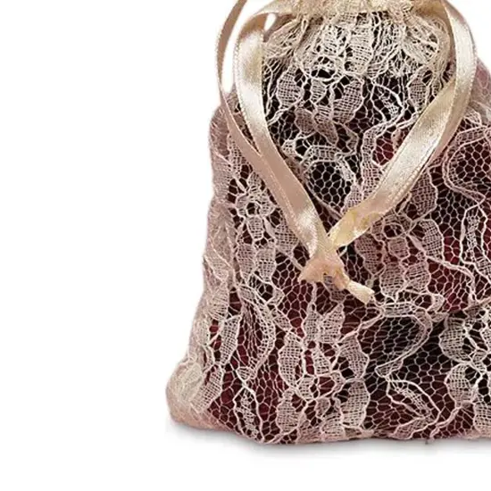 Elegant Lace Pouch 4" x 6" {5}