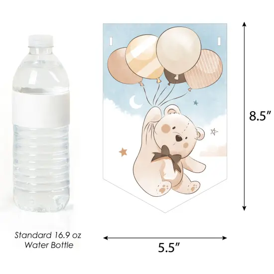 Big Dot of Happiness We Can Bearly Wait - Teddy Bear Baby Shower Bunting Banner - Party Decorations - We Can Bearly Wait {3}