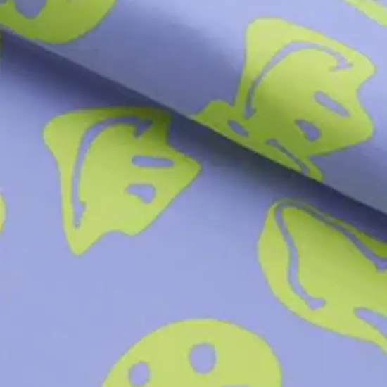 Smiley Face Printed Spandex Fabric {4}