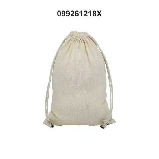 Roomy Cotton Muslin Pouch 12" x 18" {2}