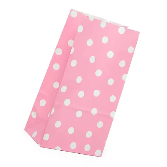 Dot Print Sos Food Bags 5'' x 3'' x 9 1/2'' Storage {4}