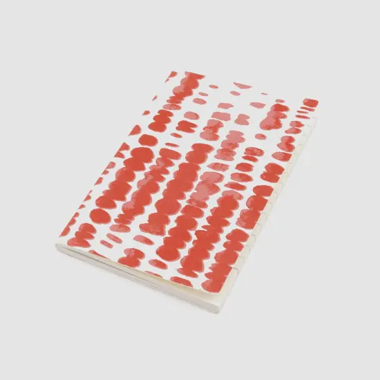 Soft Cover Red Handmade Paper Notebook - Pack of 5, 6 X 4 Inch {3}