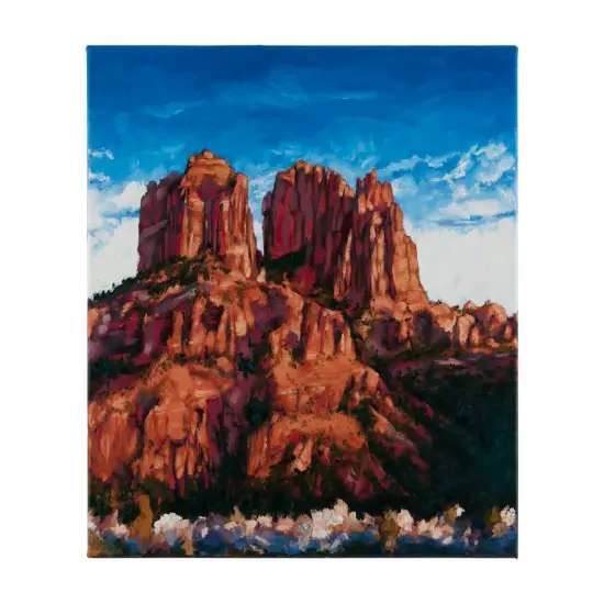 Creative Mark Pro Stroke Premium White Chungking Hog Bristle Artist Paint Brush - Explorer Set of 5 - Natural Bristle Brush w/ Soft Touch Handle for Oils, Watercolors, Acrylics, Alkyds, Caseins {7}