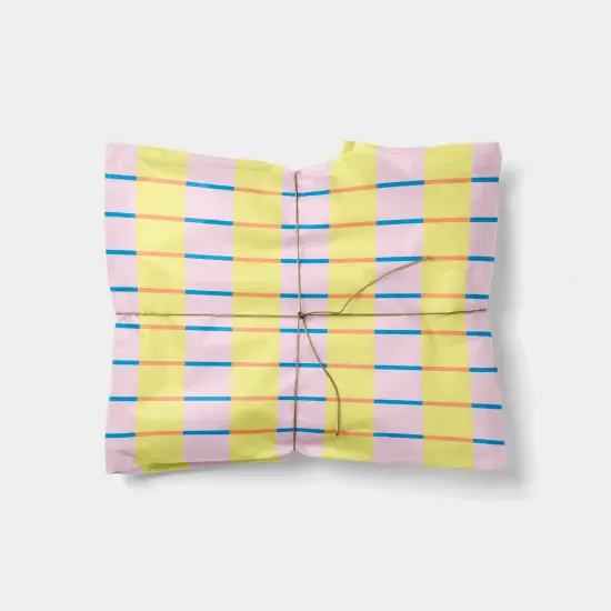 Checker and Stripe Gift Wrap XX {1}