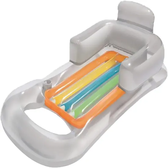 Premium Recliner Pool Lounger Float,Tanning Pool Float with Backrest and Cup Holder,Inflatable Pool Floats Adult with Fast Inflation,Swimming Mattress for Summer,Beach,Swimming Pool {1}