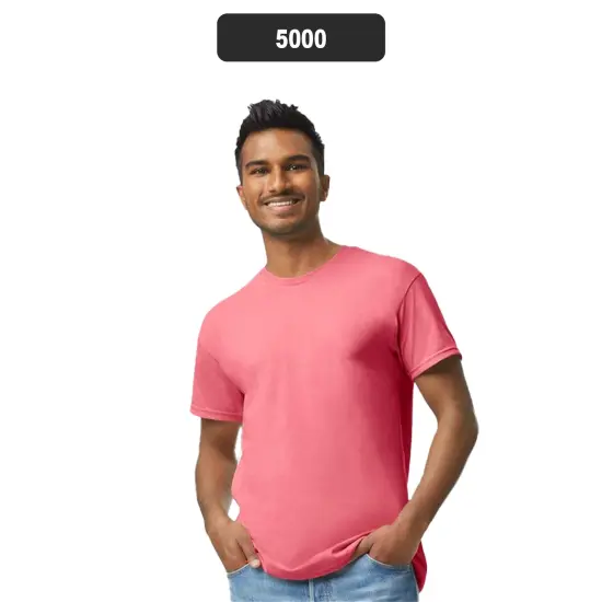 Gildan&reg; Heavy Cotton Short Sleeve T Shirt, Classic Crewneck Tee for Everyday Comfort and Style Sky {4}