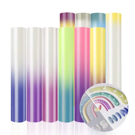 Sun Color Changing Puff HTV 9 Colors 10pcs {1}