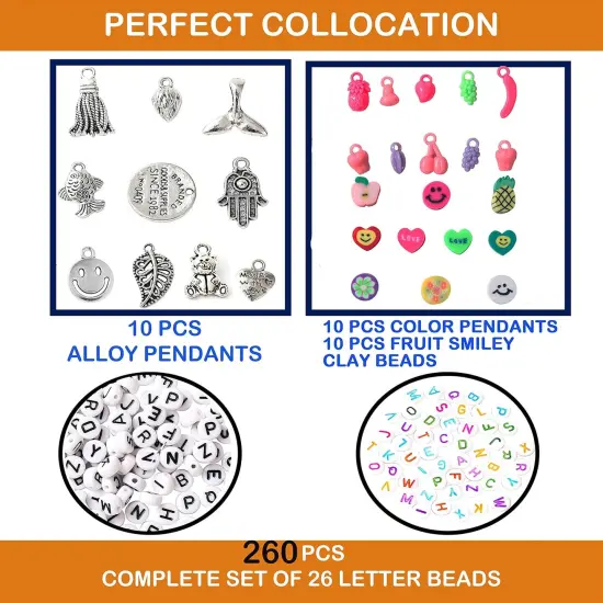 8800+pcs 4mm 12/0 48 Colors Glass Seed Beads, Charms Bracelet Jewelry Making Beads Kit Gifts for Teen Girls Crafts for Girls Ages 8-12 Christmas Holiday Gifts {3}