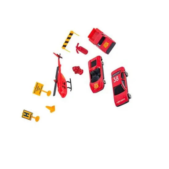 Die cast Fire Team 15 Piece Set {4}