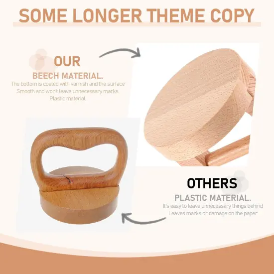 2Pack Block Printing Kit 4 Inch Hand Printed Linoleum Tools with Ergonomic Handle, Linocut Tools Block Printing Supplies for Hand Crafting, Block Printing, Linocut, Scrapbooking {3}