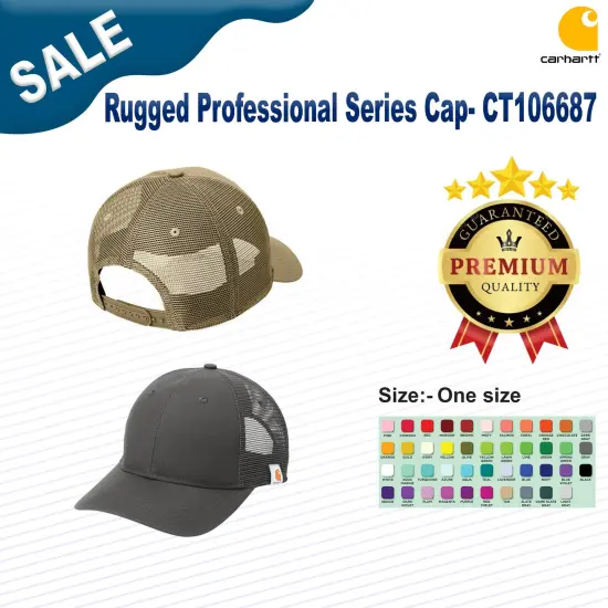 Carhartt&reg; Rugged Professional Series Cap Shadow Grey {3}