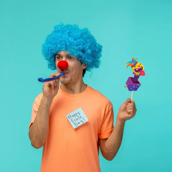 April Fools'Day Photo Booth Props April 1st Prank Party Decor Photo Booth Happy April Fool'S Day Party Supplies for April Fools' Day Home Party April 1st Prank Decor {4}