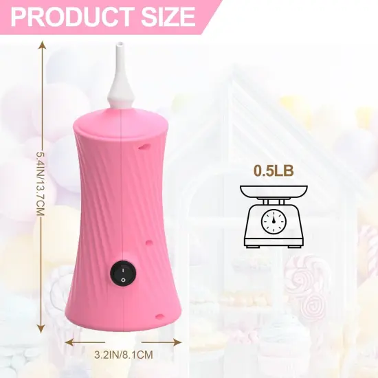 Balloon Pump Electric - Portable Air Balloon Pump for Long Balloons, Balloon Blower Inflator Machine for Twisty, Animal Classic Round, Foil, Latex Balloons {2}