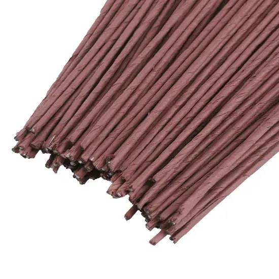 400 PCS 16 Inch Floral Wire Stems,14 Gauge Floral Wire for Wiring Fresh Flowers, Creating Floral Crowns, DIY Crafts, Artificial Flower, Brown {3}