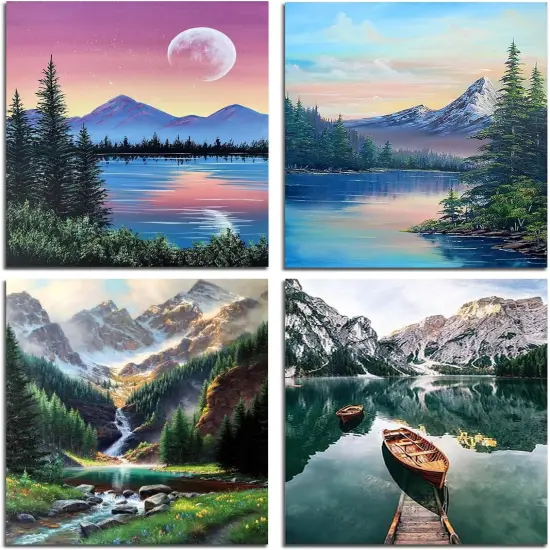 Diamond Painting Kits for Adults, Landscape Diamond Art Kits, Diamond Dots Kits, Gem Art for Living Room Wall Art {1}