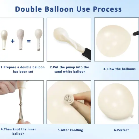 Navy Blue Gold Balloon Garland Arch Kit, Double Stuffed Pearl White Royal Blue Chrome Gold with Confetti Balloons for New Year Graduation Birthday Wedding Baby Shower Party Decorations {3}