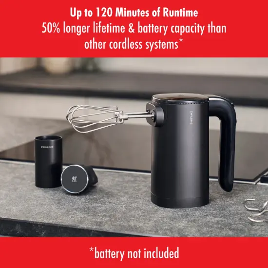 ZWILLING Xtend Cordless Hand Mixer (Battery Not Included) {5}