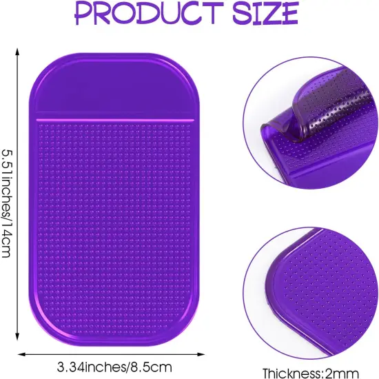 6 PCS Diamond Art Mat Anti Slip Pad, Diamond Art DIY Diamond Sticky Tray Gel Painting Tools Diamond Non-Slip Universal Gel Pad Holder Kits for Adults Diamond 5D Painting Accessories (6 Color) {2}