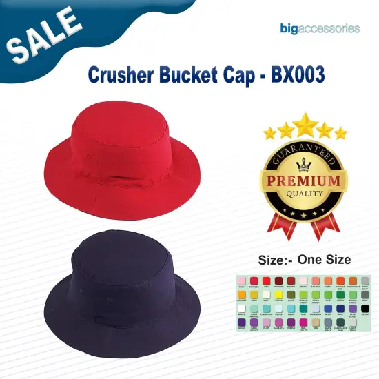 Big Accessories&reg; Crusher Bucket Cap BLACK {2}
