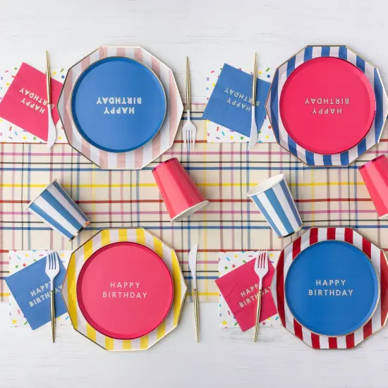 HAUTE PINK SIGNATURE HAPPY BIRTHDAY COCKTAIL NAPKINS {4}