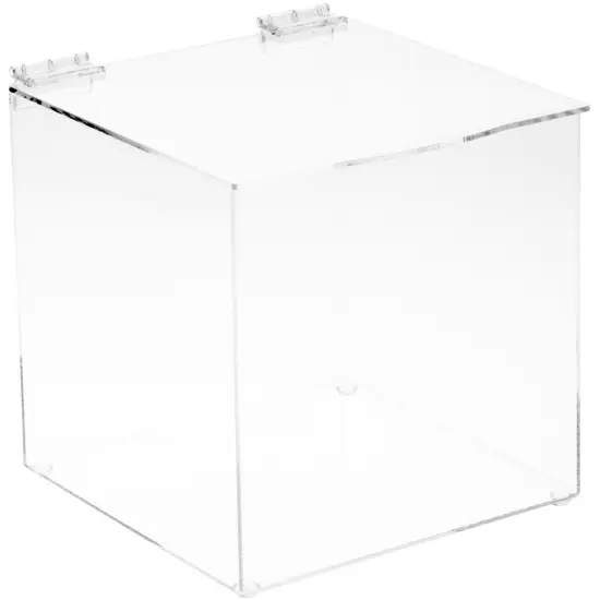 Plymor Clear Acrylic Display Case Box With Hinged Lid {1}