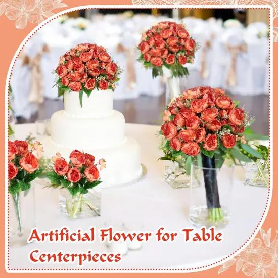 12 Bundles Peonies Artificial Flowers {3}