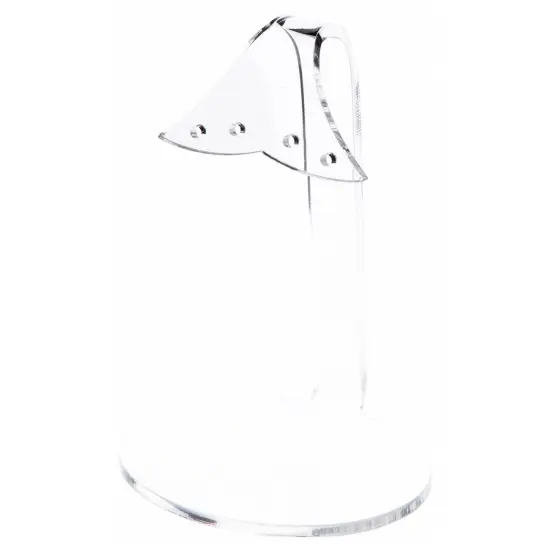 Plymor Clear Acrylic 2 Pair Hanging Earring Display Stand, 2.75" W x 2.25" D x 4" H {1}