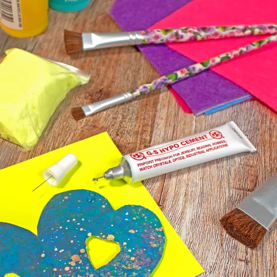 The Beadsmith Clear Precision Cement &ndash; Adhesive Glue w/Pinpoint Applicator, for Sealing Knots, Beading, Watch and Lens Repair, Model Building - Transparent, 1/3 oz./9 ml, 1pc {5}