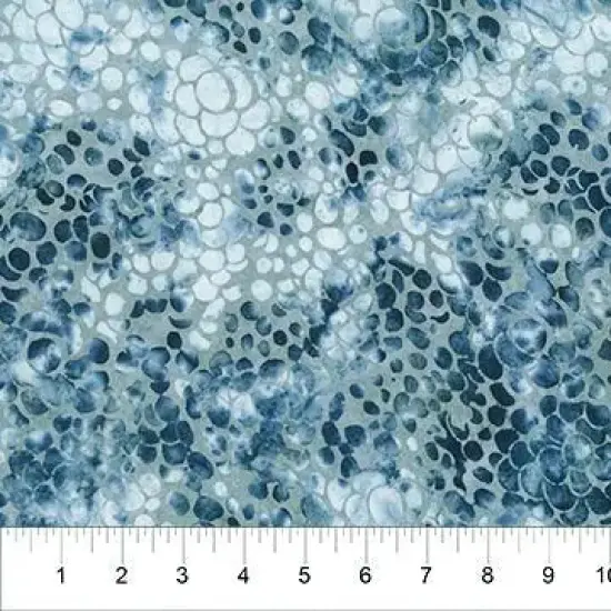 Banyan 83241-442 - NATURE'S BEAUTY - Stone Walkway - Steel Gaze 45" Fabric Per Yard {1}