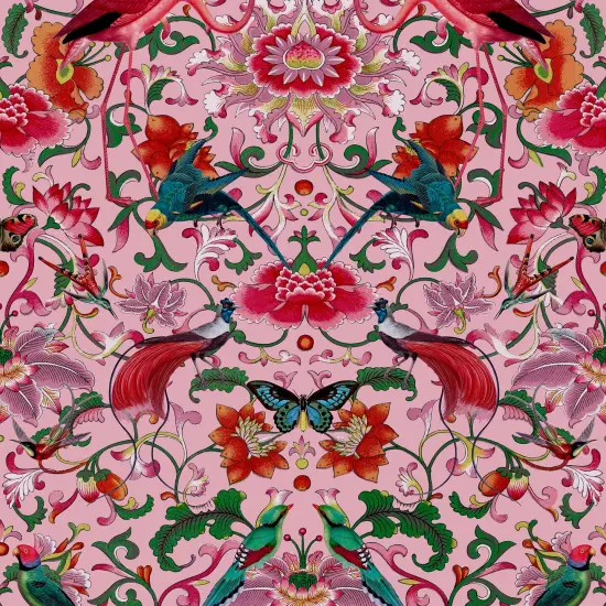 Transform Splendid Pink Peel & Stick Wallpaper {2}