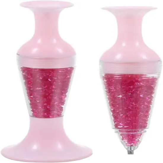 5D Diamond Painting Pen Tool, Flower Pot Shaped Comfort Grip Standable Ergonomic Point Drill Pen {1}