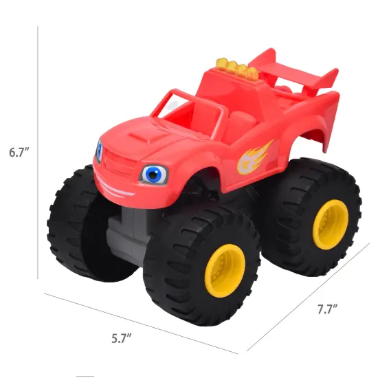 Legend Toys Blaze and the Monster Machines 1:24 Free-Wheels Lights and Sounds Vehicle 2-Pack {2}