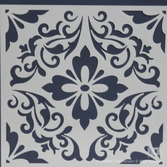 Designer Ornamental 6 x 6 Stencil {1}