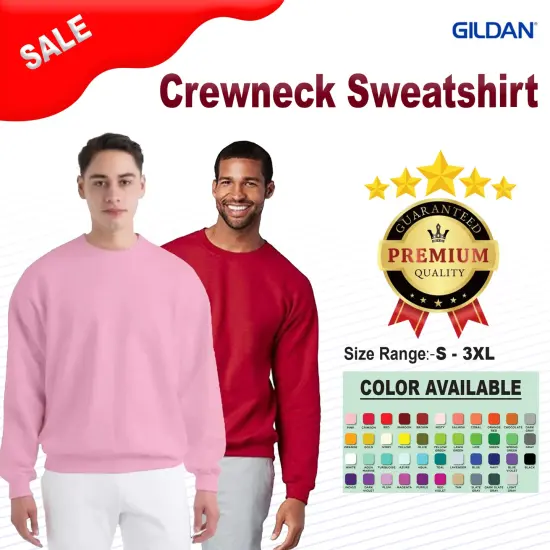 Gildan&reg; Crew Long Sleeve Crewneck Sweatshirt {3}