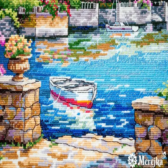 Lago di Como K-175 Counted Cross-Stitch Kit {4}