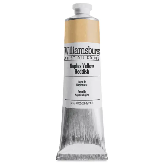 Williamsburg Handmade Oil Paint - Naples Yellow Reddish, 150 ml tube {2}
