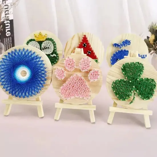 Basketball String Art Kit with Stand. Simple Decorative DIY String Art Craft Kit M1-4 DHAA28339 {6}