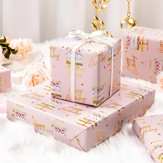 Wrapping Paper Roll - 17 Inch X 33 Ft {3}