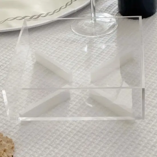 Lucite Square Tray {3}