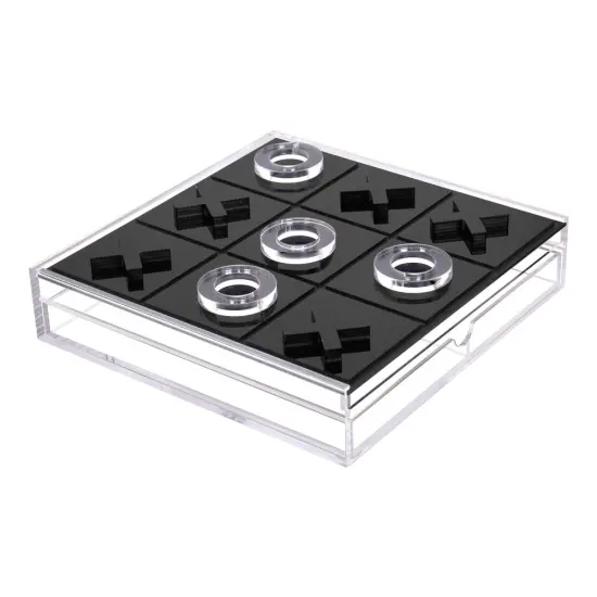 Lucite Tic Tac Toe & Chess Game {2}