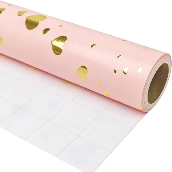 Mini Short Wrapping Paper Roll - Reversible Design (17 inches X 32.8 feet) {1}