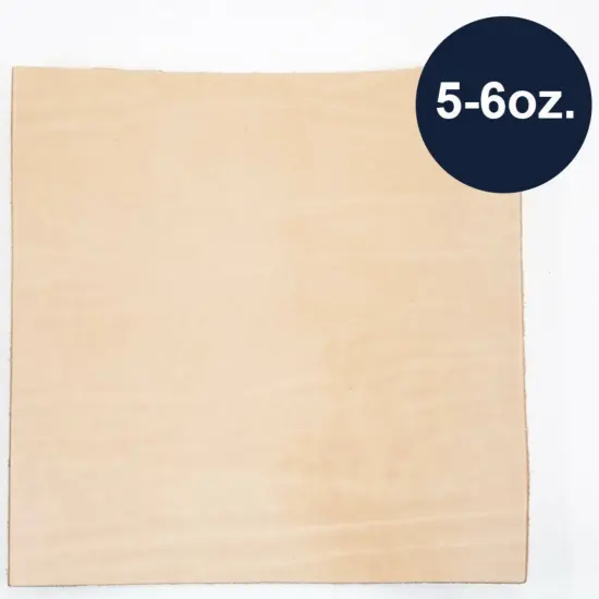 Import Tooling Leather 5-6oz (2-2.4mm) Vegetable Tanned Full Grain Pre-Cuts {1}